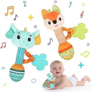 Venditer Giocattolo Sonaglio Neonati 0 3 6 12 Mesi, Giochi Sensoriali per Neonati, Giochi Peluche Neonato, Giochi Neonato Montessori,Sensoriale di Peluche Animali, Regalo per Bambini Bambino