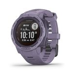 Garmin Instinct SOLAR, Rugged GPS Smartwatch, Built-in Sports Apps and Health Monitoring, Solar Charging and Ultratough Design Features, Orchid