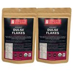 Ocean's Balance Organic Dulse Flakes — Atlantic Dulse Organic Flakes for Keto, Paleo Diet, Vegetarian & Vegan Diets — Dried Vegetable Flakes Gluten Free Products (4oz/Bag)