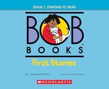 Bob Books - First Stories Hardcover Bind-Up Phonics, Ages 4 and Up, Kindergarten (Stage 1: Starting to Read)