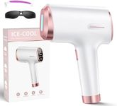 Ubroo IPL Laser Hair Removal for Women and Men, 45°F Ice Cooling Laser Hair Removal Device for Face & Body, At-Home Painless Hair Remover with Long-Lasting Results, Smooth Skin Gift
