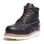 Timberland PRO Men's Gridworks 6 Inch Soft Toe Waterproof Industrial Wedge Work Boot, Tempest Rancher Brown-2024 New, Black-2024 New, 8.5