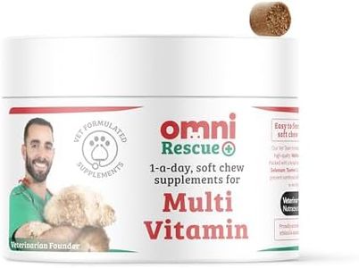Omni Dog Supplements - One-a-Day Multi-Vitamin Dog Chews to Supplement Home Cooked Diet, Vet Grade with Nutrients and Vitamins to Help Prevent Nutritional Deficiencies, 30 Servings, Small Dog 0-15 Kg