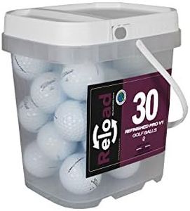Titleist 30 Pro V1 Mint Quality Pre-Owned Refurbished Refinished Golf Balls, 30 Ball ProV1 Bucket