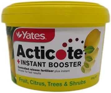 Yates Acticote + Instant Booster Controlled Release Fertiliser for Fruit, Citrus, Trees, Shrubs 500 g