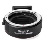 SNIPIZ EF-EOS R1 Lens Adapter Auto-Focus Lens Mount Converter Ring Adapter Compatible with Canon EF/EF-S Series Lens to EOS R, RP, R3, R5, R6, R6II, R7, R8, R10, R50, R100 Cameras