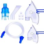 Dr Trust USA Nebulizer Accessories Kit – 413, Essential Replacement Parts for Nebulizers, Kids Mask & Adult Masks Included