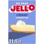 Jell-O No-Bake Real Cheesecake Dessert, 11.1-Ounce Boxes