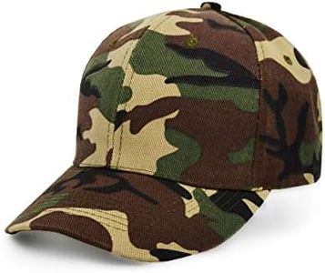 UltraKey Baseball Cap, Army Military Camo Cap Baseball Casquette Camouflage Hats for Hunting Fishing Outdoor Activities Green