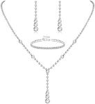 Jstyle Silver Bridal Jewelry Set Rh