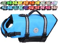 VIVAGLORY Rip Stop Dog Life Vest, S