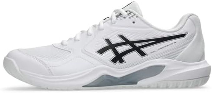 ASICS Men's Gel-Dedicate 9 Tennis Shoes, 10.5, White/Black