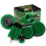 Drill Brush Power Scrubber by Useful Products - Drillbrush Oven Cleaner Brush Set - Kitchen Cleaning Brush Drill Brush Set - Kitchen Accessories - Drill Brush Attachment Countertop Scrubber Brush Set