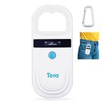 Tera Pet Microchip Reader Scanner RFID Portable Animal Chip ID Scanner with OLED Display Screen Rechargeable Data Storage Tag Scanner Supports EMID FDX-B(ISO11784/85) for Dog Cat Pig Animal Management