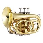 Eacam Mini Pocket Trumpet Bb Flat B