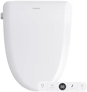 Bidet Toilet Seat Elongated, Smart Heated Toilet Seat, Instant Warm Water & Dryer, Feminine & Rear Wash, Self-Clean Nozzle, Slow Close Lid, Child/ECO/Silent Mode