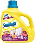 Sunlight Detergent Morning Fresh (100 loads, 4.0L) with Concentrated Formula, Laundry Detergent Liquid for Exceptional Cleaning and Stain Remover to Brighten Laundry