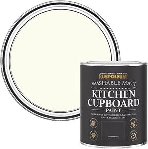Rust-Oleum Off White Kitchen Cupboard Paint in Matt Finish - Antique White 750ml
