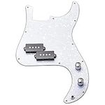 PB Bass Prewired Loaded Pickguard White Pearl for Precision Style Bass