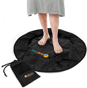 SUN CUBE Wetsuit Changing Mat, Waterproof Surf Bag, Drawstring Wetsuit Bag, Surfing Accessories for Kayakers, Dry Bag for Beach, Durable Compact No Leak Mat for Scuba