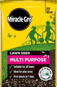 Miracle-Gro Multi Purpose Lawn Seed, 5kg Bag – Child & Pet Friendly, 165m² Coverage