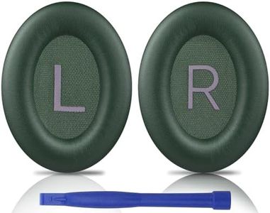 SOULWIT Almohadillas Profesionales de Repuesto para Bose QuietComfort 45(QC45) /QuietComfort SE(QC SE)/New QuietComfort Wireless,con Proteína más Suave de Cuero, Aislamiento de Ruido Espuma