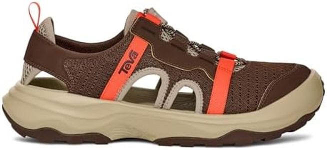 Teva Men's Outflow CT Outdoor Sandal, Tree Bark Brown, 8 US