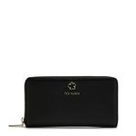 Ted Baker JORJANA-Flower Eyelet Large Zip Around Purse, Black