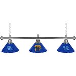 Trademark Gameroom University of Kentucky 3 Shade Chrome Billiard Lamp-Wildcat