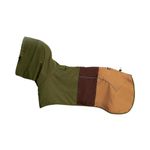 Spark Paws Breatheshield™ Dog Raincoat - All-Weather Protection and Comfort - Breathable Comfort, Adaptive Fit, and Safety Enhancements - Green Brown Tan, XL