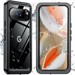 SPIDERCASE for Google Pixel 9 Pro XL Waterproof Case,[12FT Military Drop Proof] [IP68 Waterproof] [360°Full Body Protection] Heavy Duty Protective Cover for Pixel 9 Pro XL 6.8”,Black