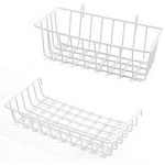 GBYAN Wire Storage Basket Shelf Basket Wall Grid Accessories Organizer for Grid Panel, 2 Pack