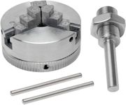 Mini Lathe Chuck Set, Electric Drill Chuck, Z011 Extension Three Four Jaw Chuck and Connecting Rod Set