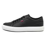 Levi's Men's Woodward Rugged Low Sneakers, Regular Black, 9.5 UK