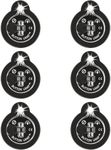 BUTTON LAMP Adhesive LEDs Light Package - Lightweight, Ultra Small, Ultra Bright LED Utility Lights - 6 Pack (BL-6885)