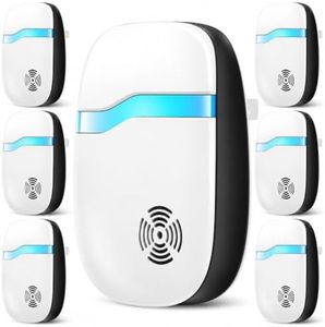 (2026 Upgraded) Ultrasonic Pest Indoor Repeller - Stronger Driving Force, Repellent for Mouse, Rats, Roaches, Spiders, Ants, Bugs, Plug-in Control Device, Silent Home Use (6 Pack)