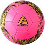 Vizari Toledo Soccer Ball for Outdoor Training and Fun Play | Two-Tone Football Soccer Ball in Sizes 3 4 and 5 for All Skill Levels and Ages | Best Soccer Ball for Kids Boys Girls Youth and Adults