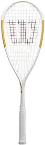 Wilson Unisex's Tempest PRO Squash Racket, White/Gold, 0