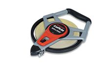 Lufkin FE60CME Fiberglass Tape Measure, 60m x 19mm / 200' x 3/4" with Metric and Imperial Markings, and 3-to-1 Return Gear Ratio