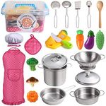 Juboury Kitchen Pretend Play Toys w