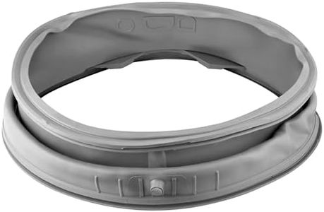 Upgraded 4986ER0004B Washer Door Boot Gasket Without Drain Port, Fit for L-G Front Load Washer Door Seal Parts WM2277HW WM2277HB by AMI PARTS, Replaces 1267855 AP4439002 PS2474110 EAP2474110 PS3587000