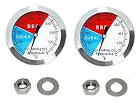 2 inch BBQ Thermometer Gauge 2 Pcs 