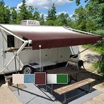 HITORHIKE RV-Awnings, 1000D Premium-Vinyl, Burgundy Fade, Universal Fit for Carefree, Dometic, Lippert, Carter, Faulkner (30.5 cm)