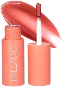 Palladio Jelly Tint, Liquid Stain for Cheeks & Lips, Vivid Color Lip Stain, Lightweight Non-Sticky and Transfer-proof, Natural Finish Makeup, Nude Berry