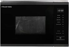 Russell Hobbs Built in 20 Litre Touch Control Digital Microwave with Grill, Defrost Setting, 5 Power Levels, 8 Autocook Settings, Dark Steel, 1 Year Guarantee RHBM2002DS