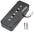 Wilkinson M Series Alnico 5 P90 Soapbar Neck Pickup for Les Paul/SG Electric Guitar, Black