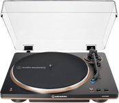Audio-Technica AT-LP70XBT Fully Automatic Wireless Belt-Drive Turntable (Black/Bronze)