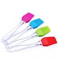 EVEN Silicone Flat Pastry Cooking Oil Brush for Grilling, Tandoor and BBQ,Multipurpose Silicon Brush .(Multicolor) (4 Piece)