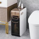 Narrow Bathroom Storage Cabinet wit