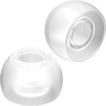 JVC Replacement Silicone Earbuds Earpieces – Set of (6) Ear Tips, Fits Many JVC Models (Small) - EPFX2SZ (Clear)